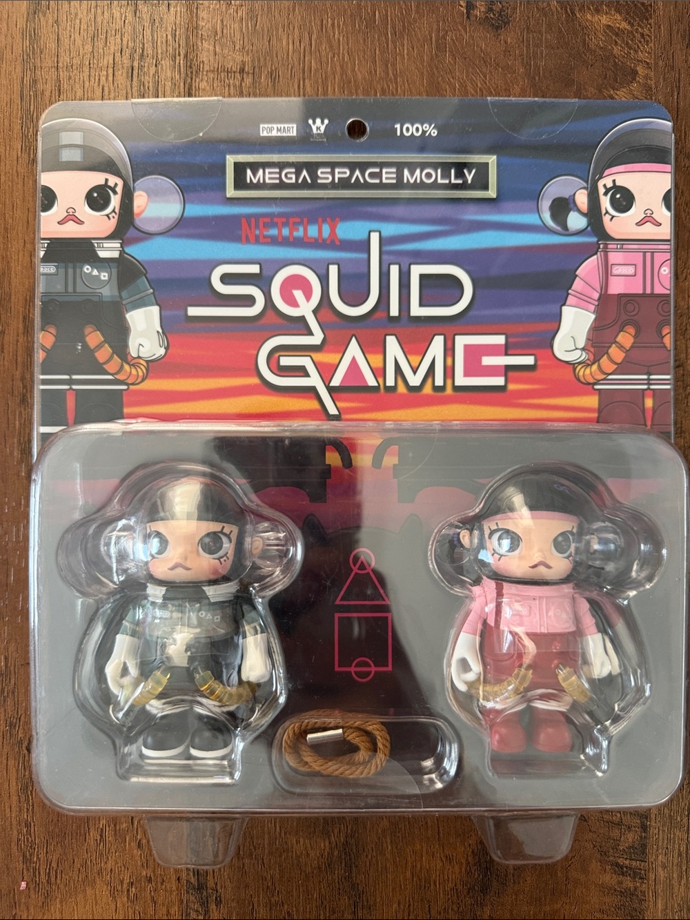 100% Mega Space Molly Squid Game Action Figures